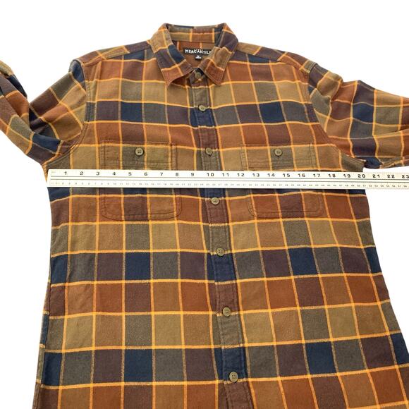 Bundle of 2 J. Crew Mercantile Mens Flannel Shirts Plaid Medium Cabincore Preppy - Picture 5 of 15